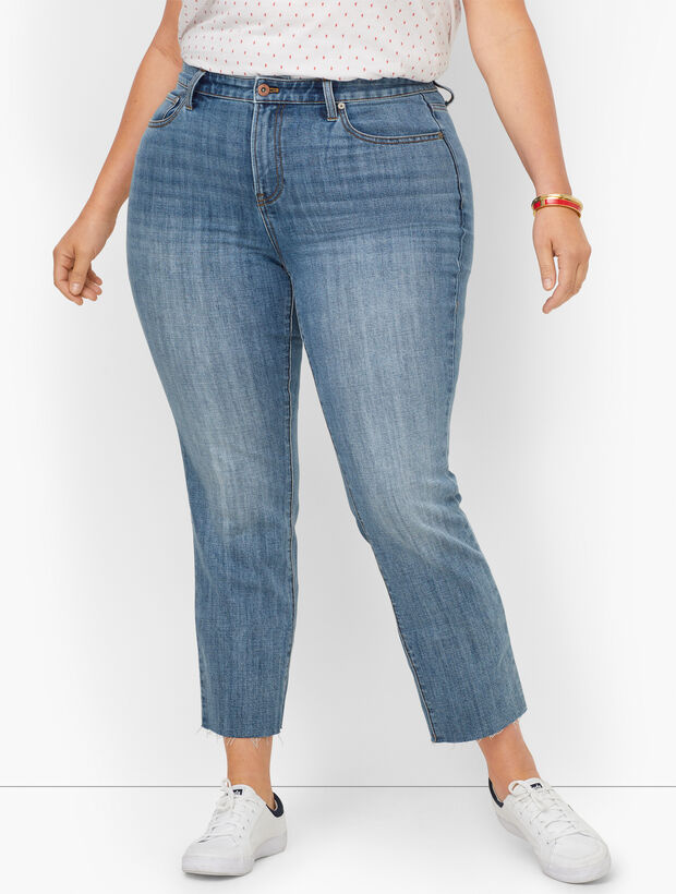 Plus Size Exclusive Modern Ankle Jeans - Eve Wash - Curvy Fit | Talbots