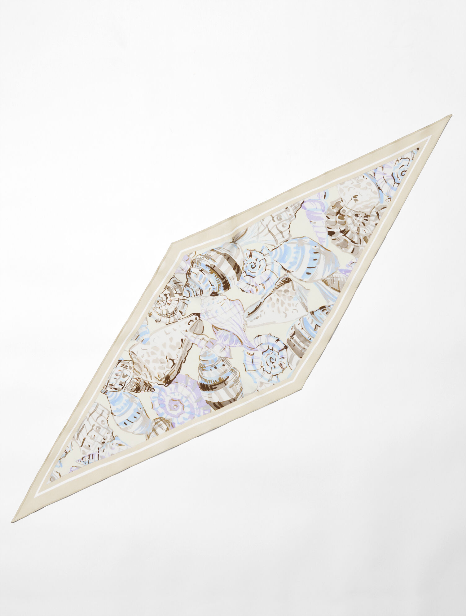Layered Seashells Diamond Scarf
