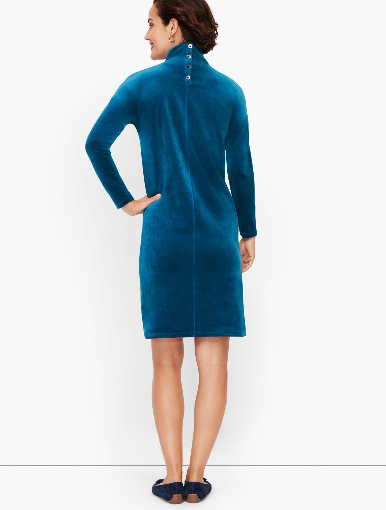blue velour dress Lightweight Hand Wash Cold PTYPE--Dresses long grad dress A-Line Size:EU 32 / XXS