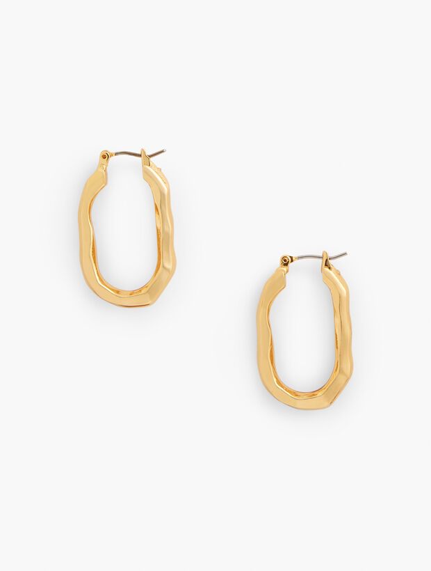 Textured Hoop Earrings