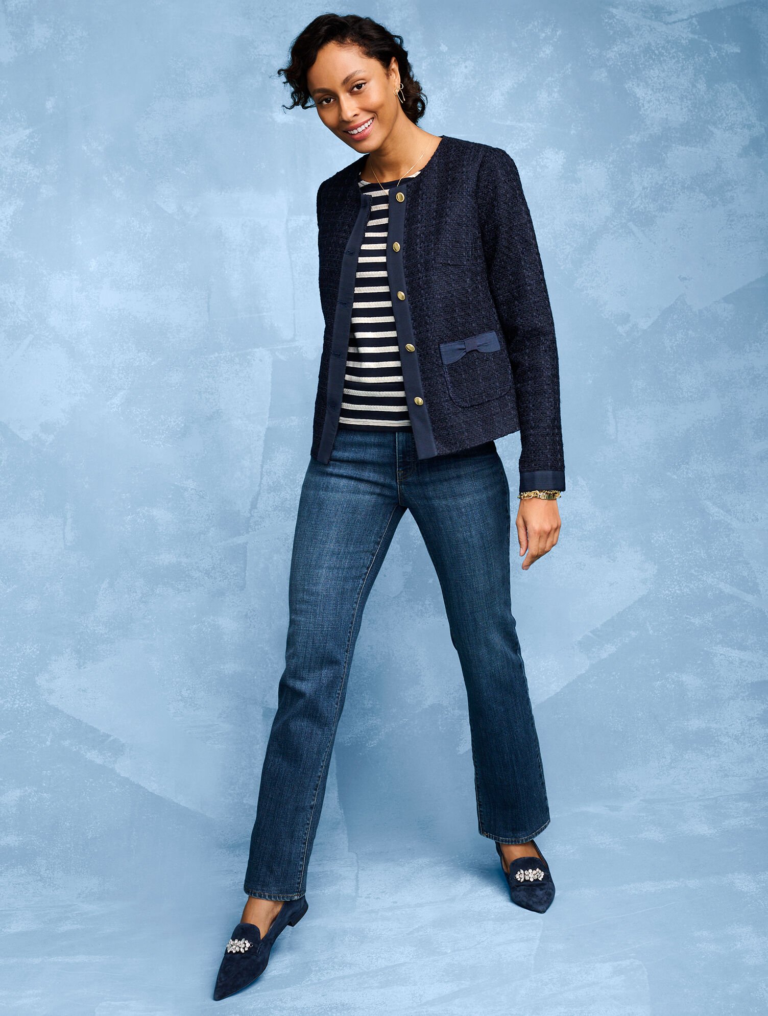 Vibrant Tweed Jacket | Talbots