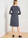 Tweed Knit A-Line  Dress