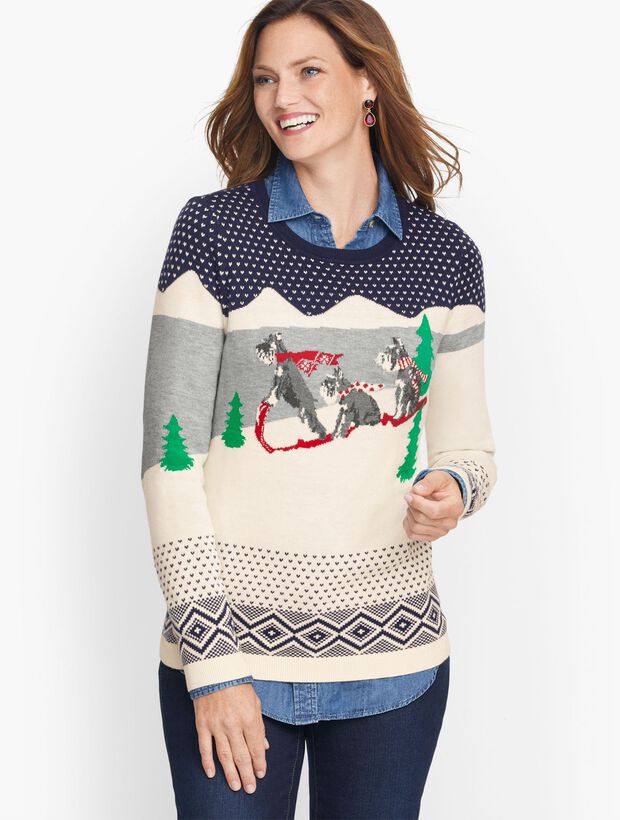 Super soft Sledding Dogs Sweater