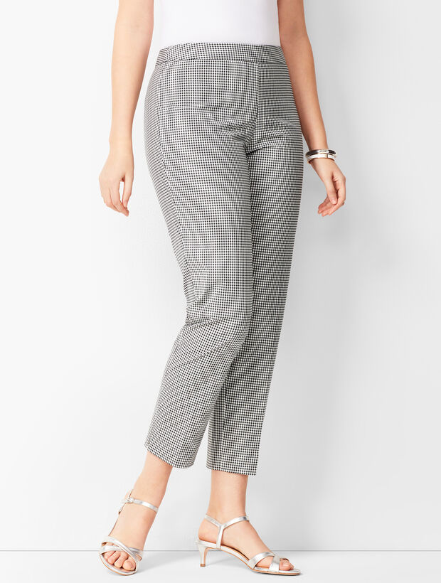 Tailored Gingham Crops - Curvy Fit
