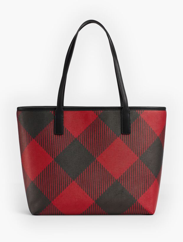 Buffalo Plaid Tote
