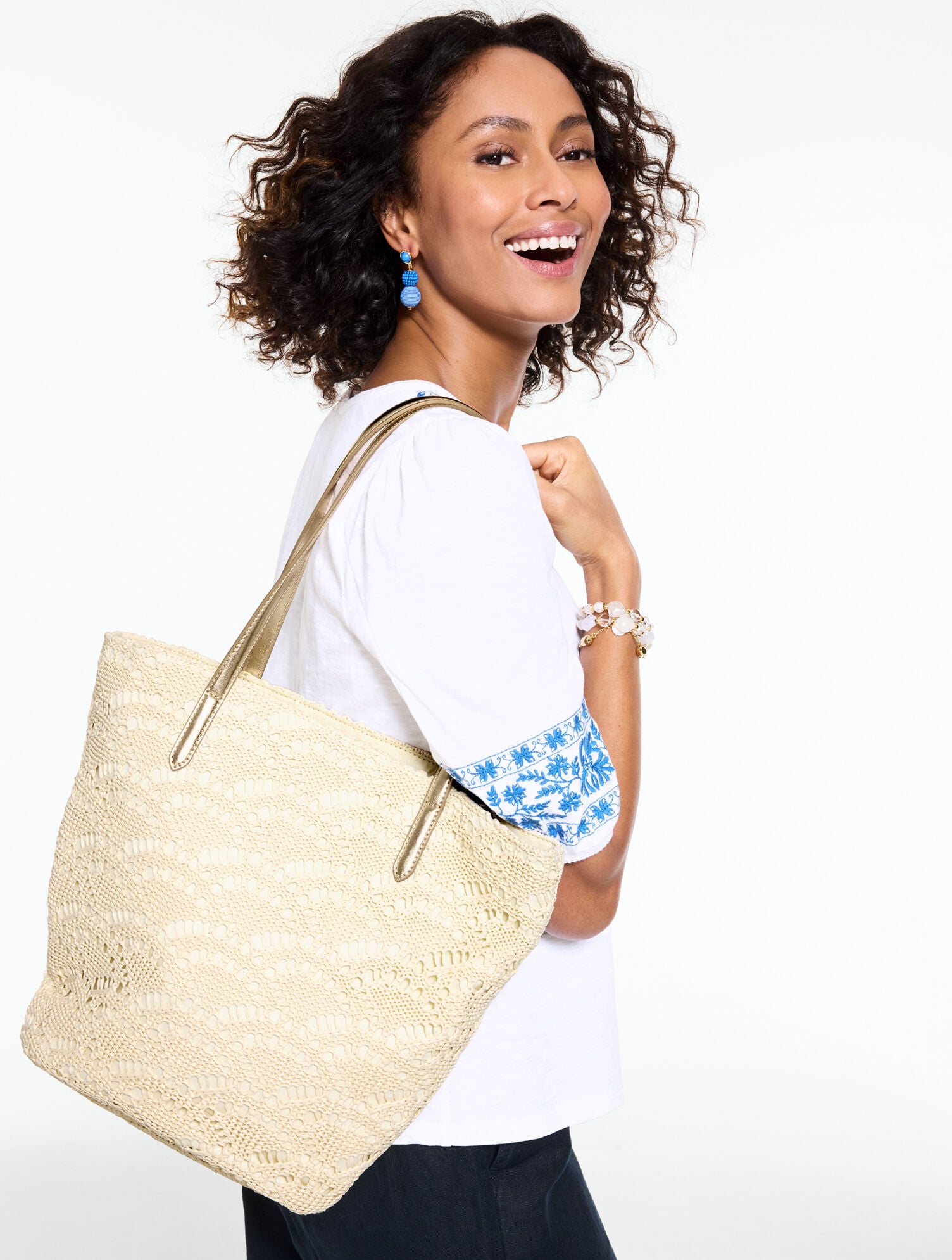 Straw Tote