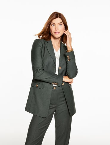 Luxe Italian Flannel Blazer