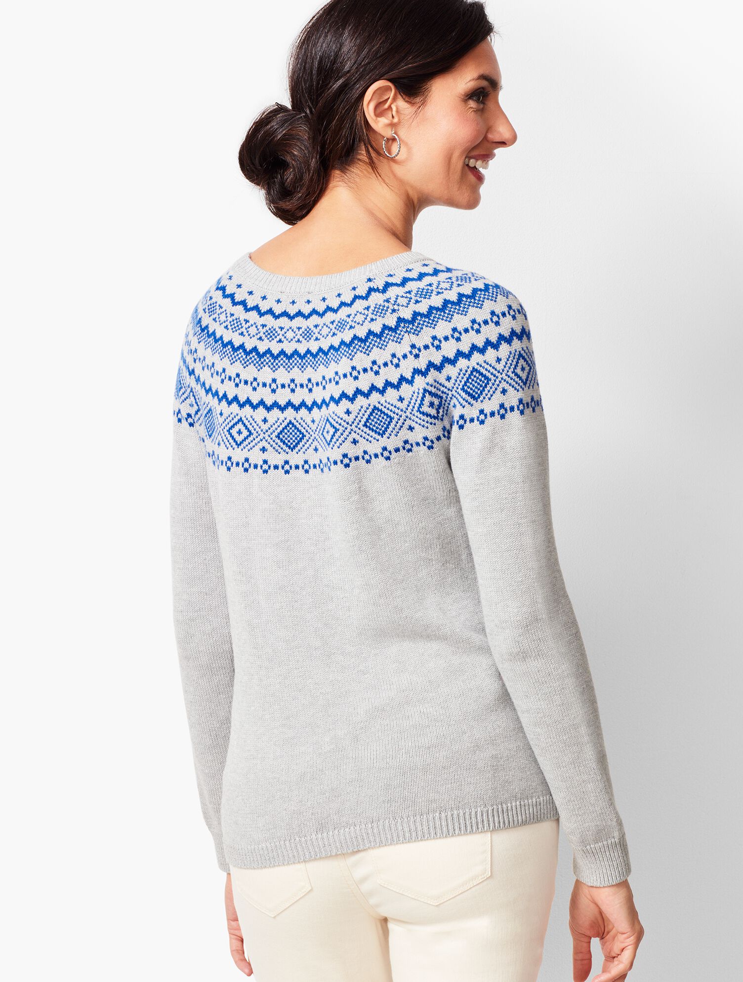 Fair Isle Crewneck Sweater