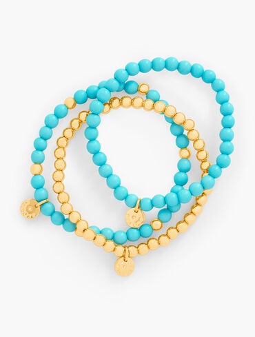 Multi Layered Beaded Bracelet Set