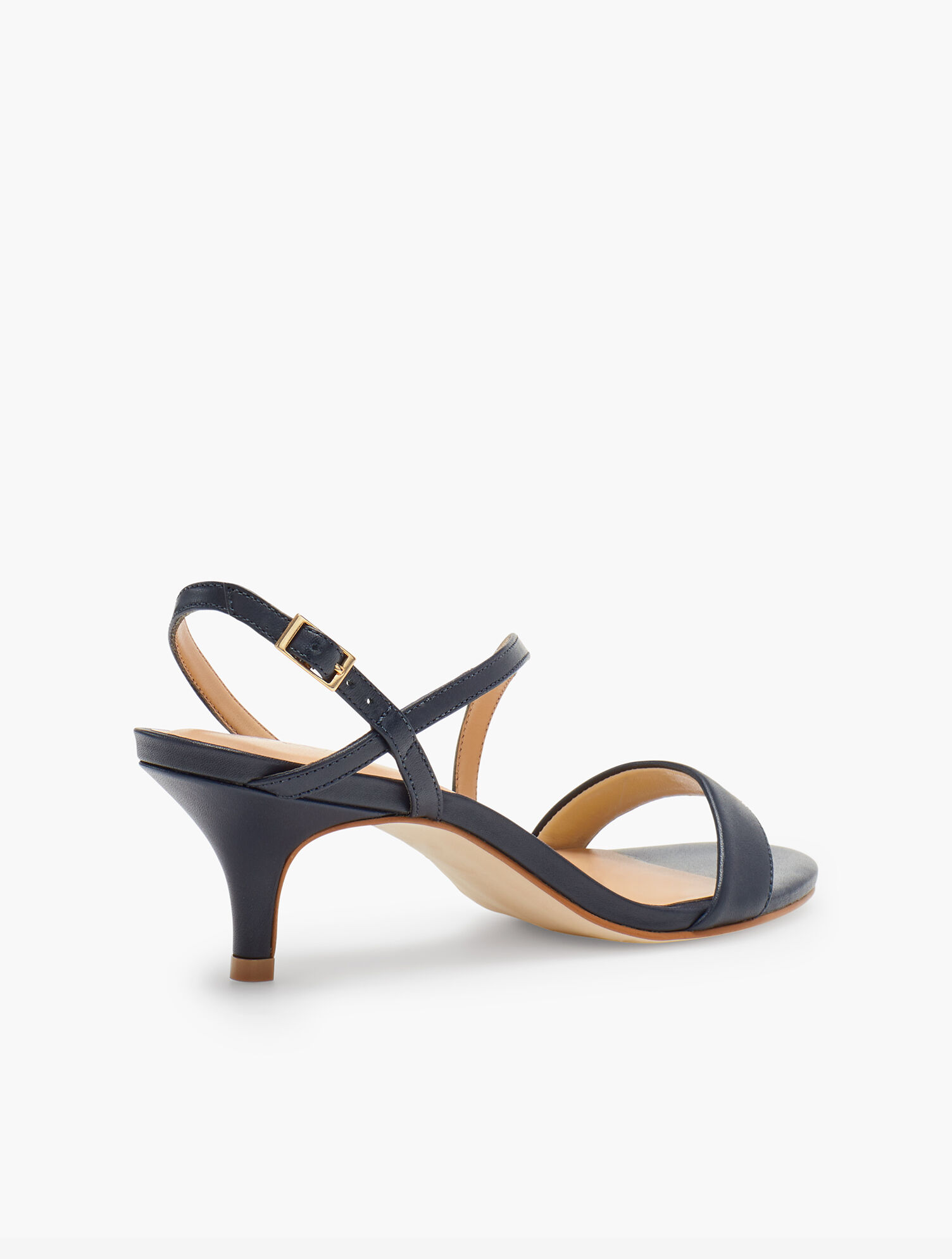 Pila Strappy Kitten Heel Sandals - Leather