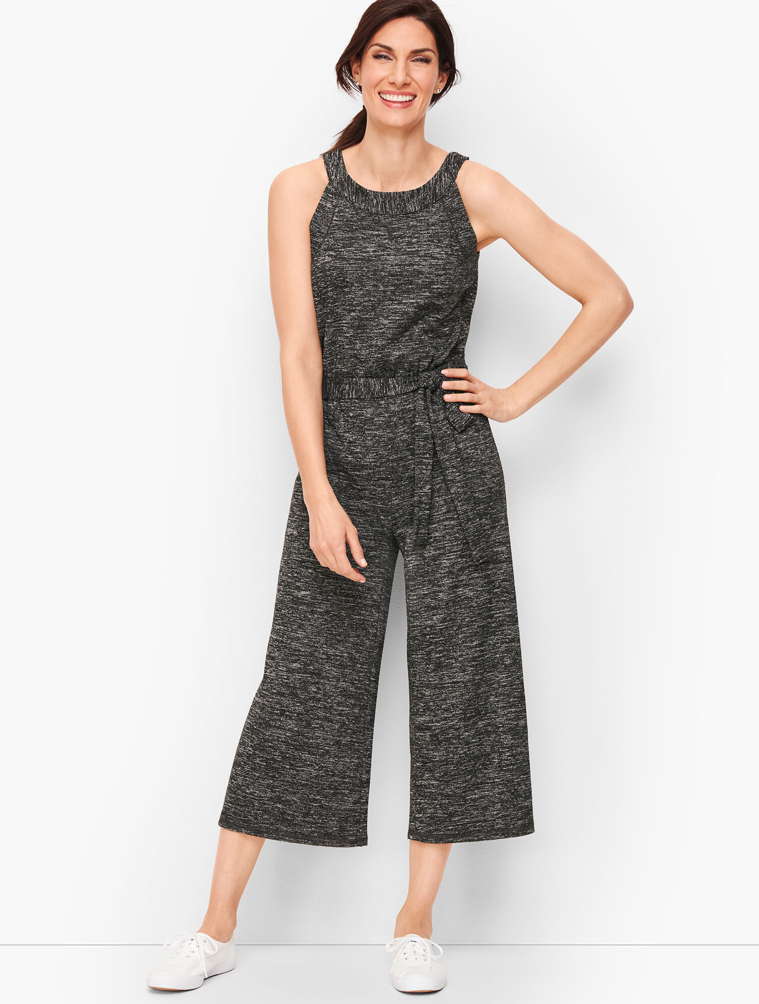 Soft-Drape Jersey Romper