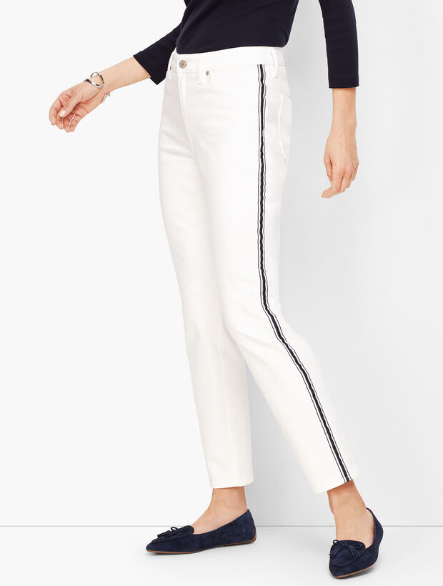 Modern Ankle Jean - White