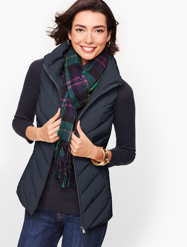 Down Puffer Vest - Solid