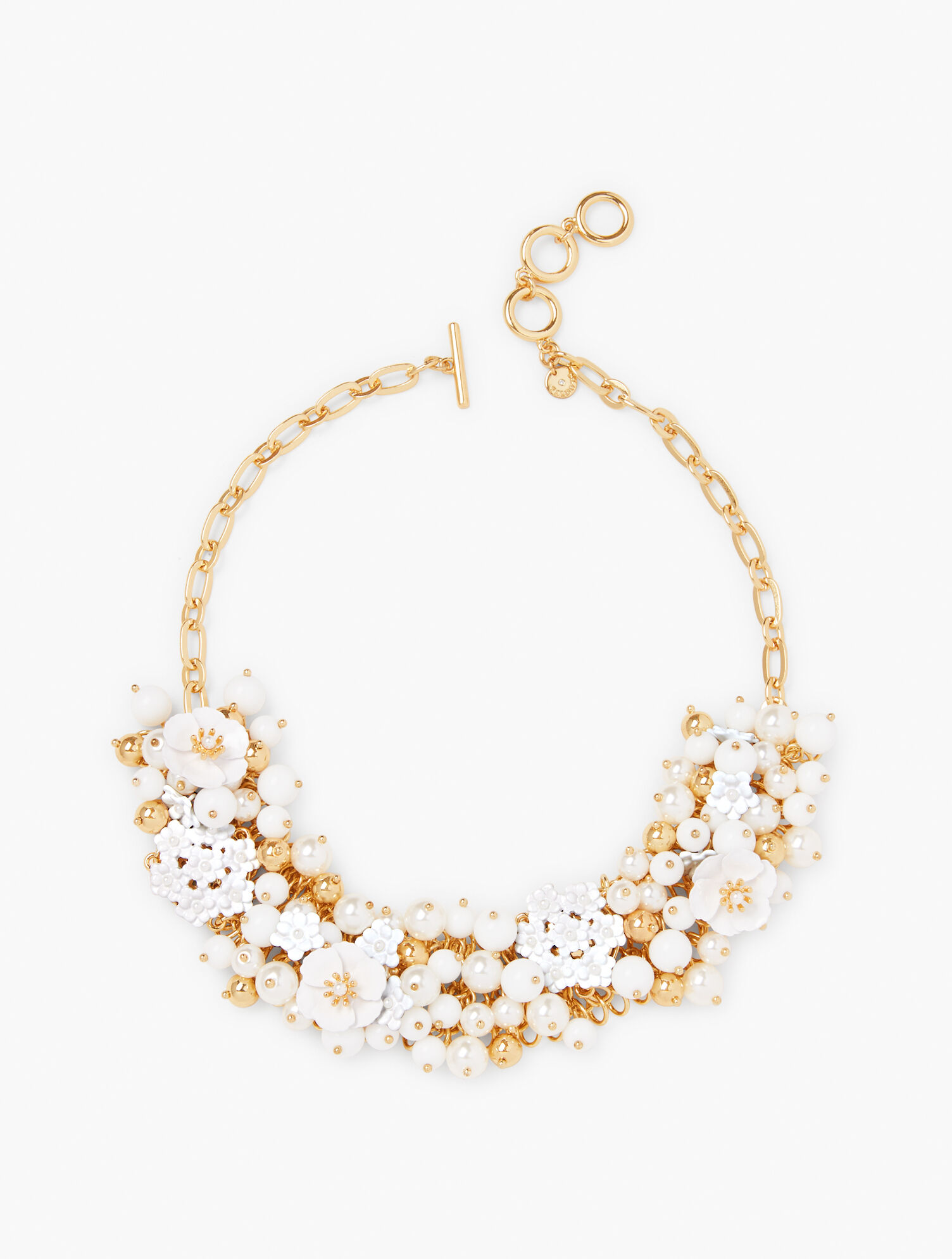 Ditsy Floral Enamel Statement Necklace
