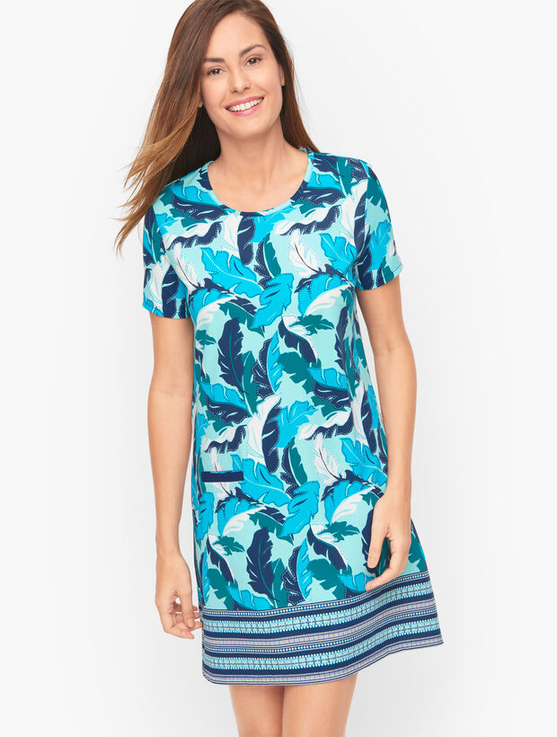 Cabana Life Meribella Dress - Playful Palms | Talbots