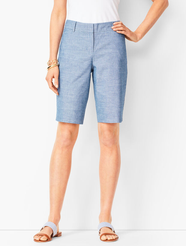 Perfect Shorts - Bermuda Length - Chambray
