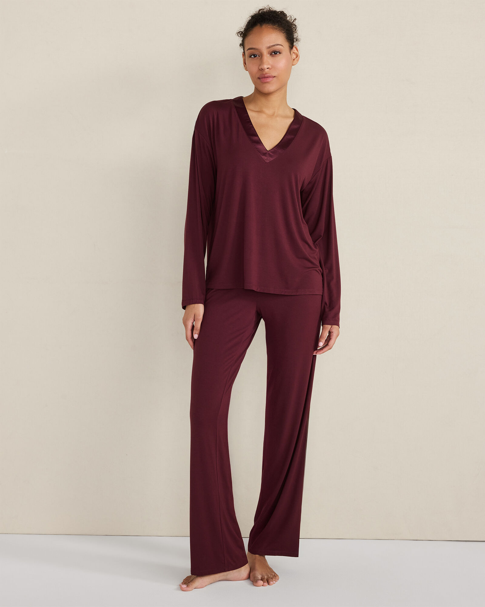 Calm &amp; Cool Long Sleeve Sleep Top