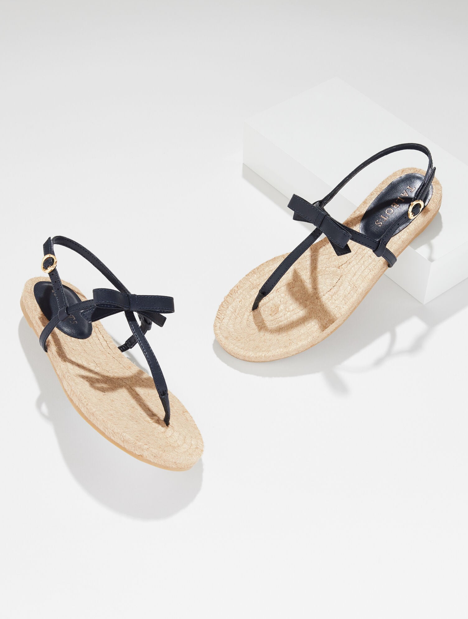 Irina Bow Nappa Espadrille Sandals