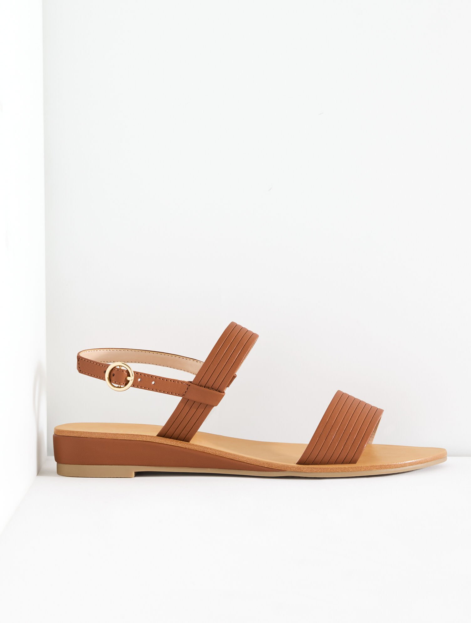 Gracelyn Nappa Wedge Sandals