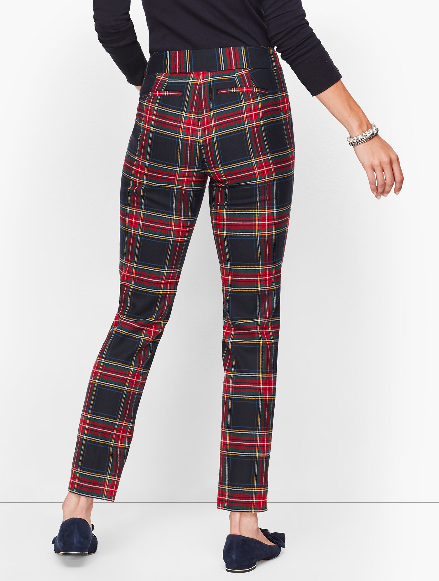 Talbots Hampshire Ankle Pants - Wishful Plaid