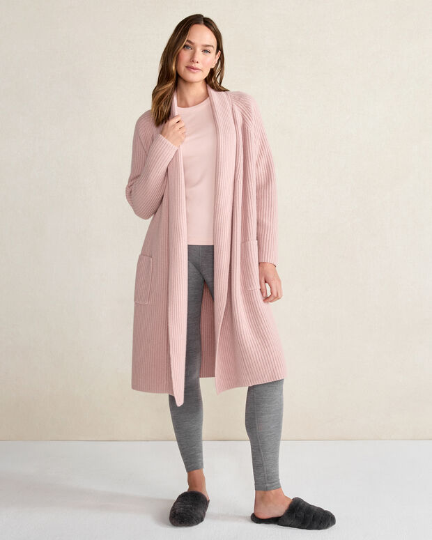 Cashmere Shaker Stitch Duster