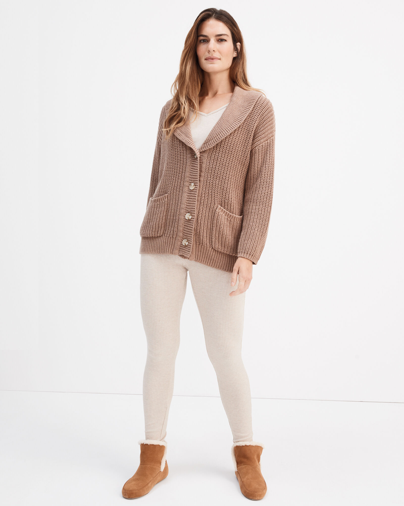 talbots shawl collar cardigan