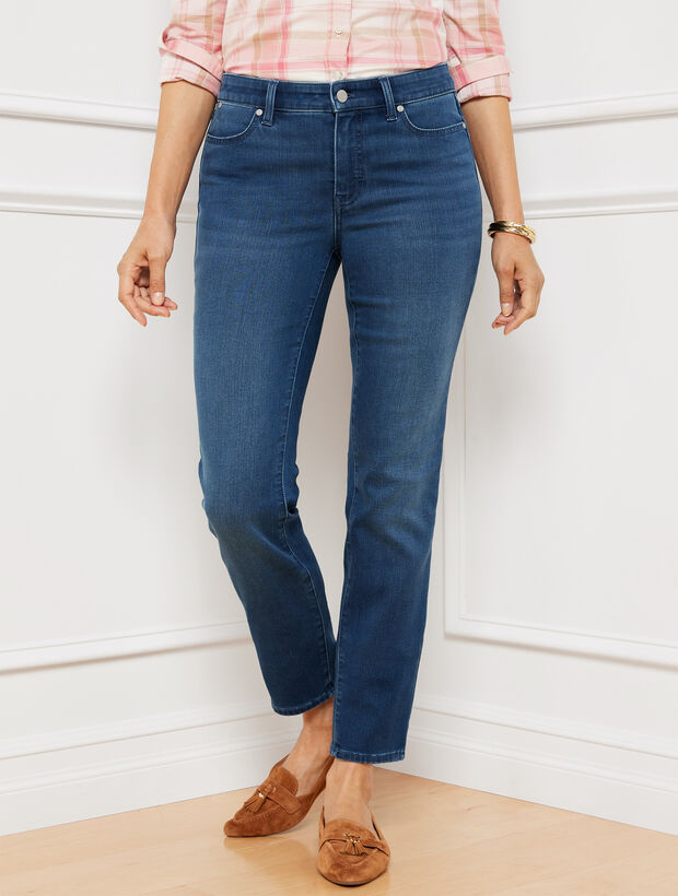 Luxe Touch Slim Ankle Jeans - Arctic Wash | Talbots