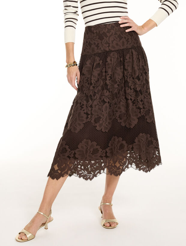 Alais Lace Midi Skirt 