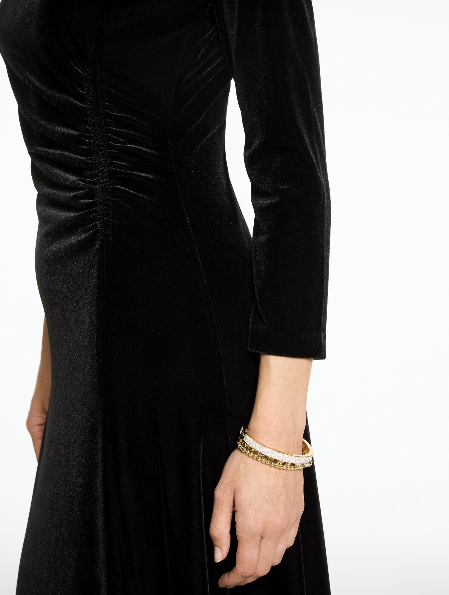 Velour Fit & Flare Dress | Talbots