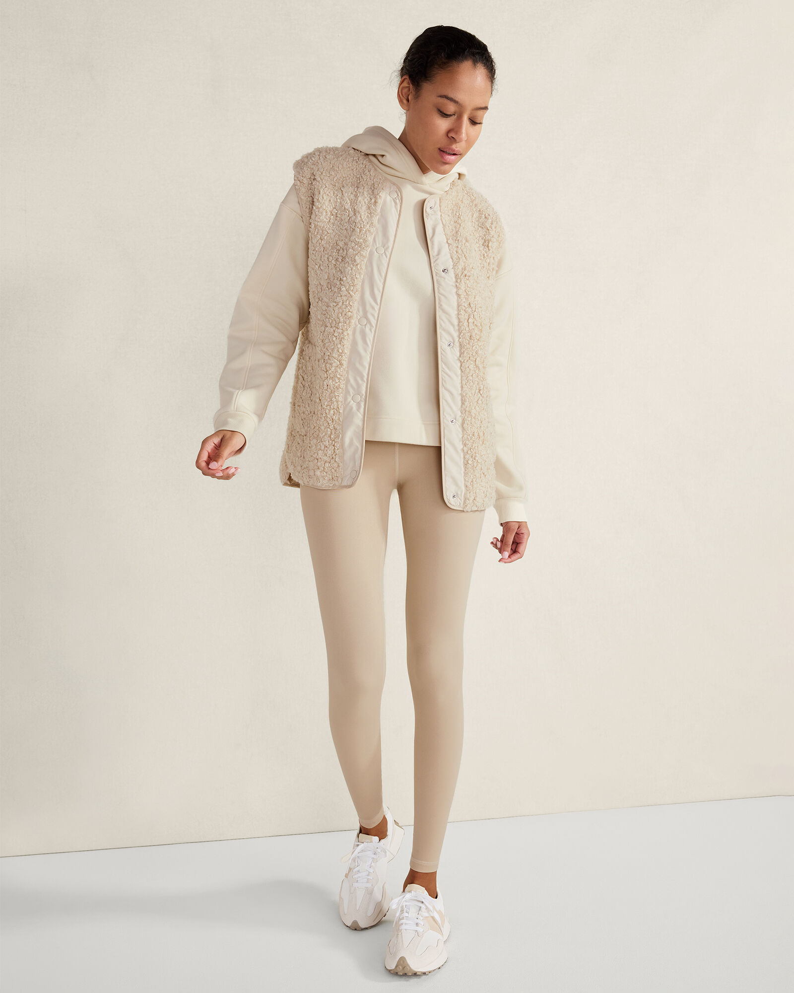 Textured Haven Button Vest