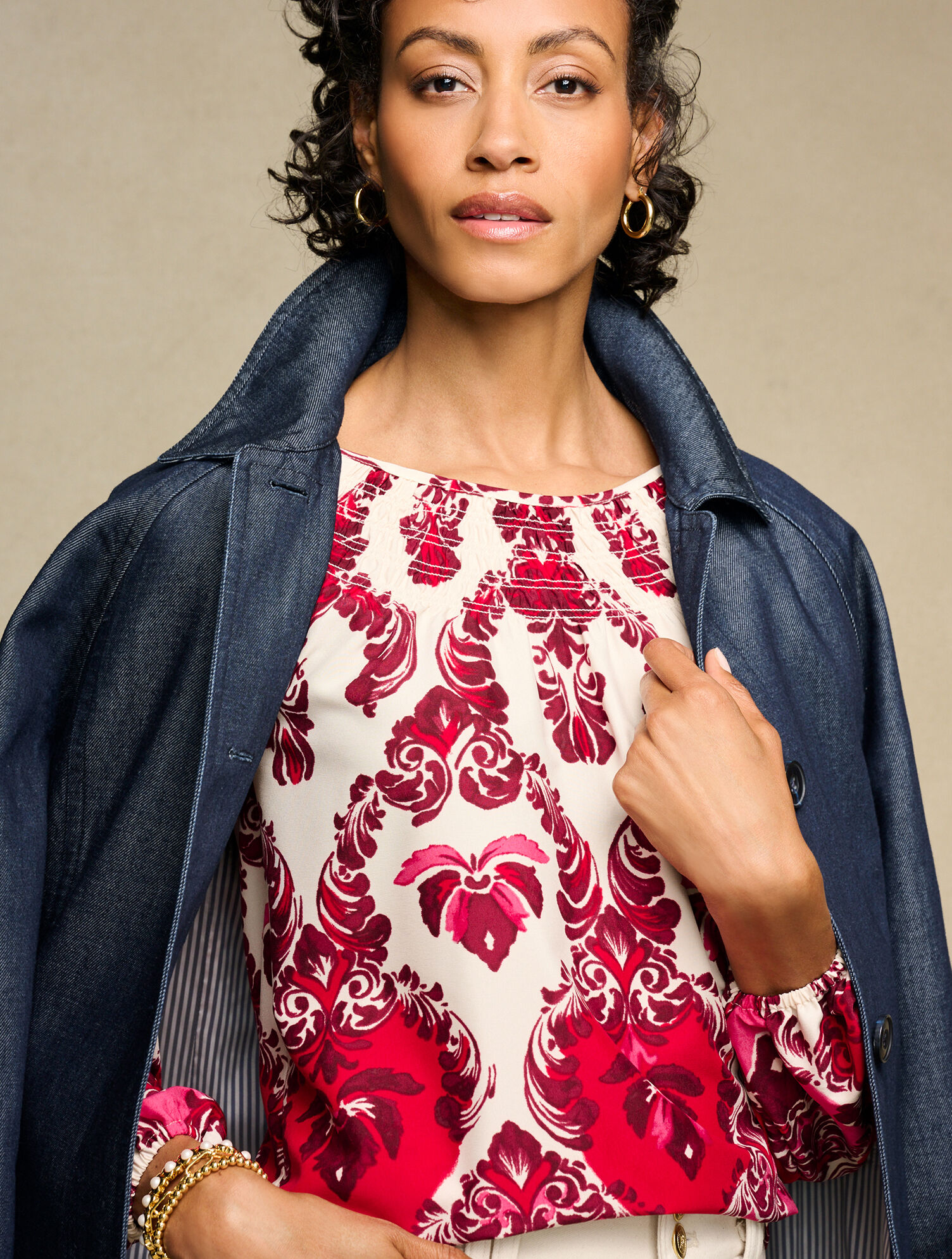 Denim Mac Coat