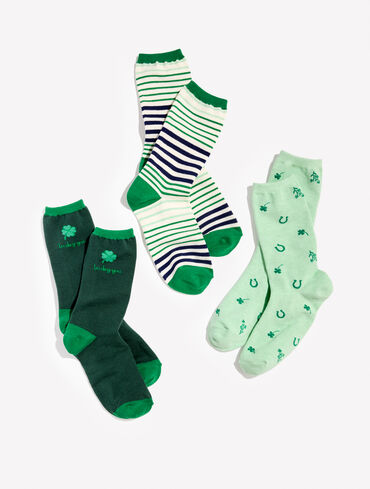 St. Patty's Trouser Socks 3 Pack Gift Set