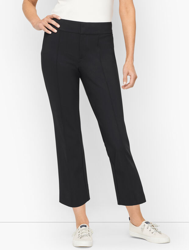 Jersey Flare Crop Pants