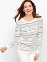 Mixed Yarn Stripe Sweater