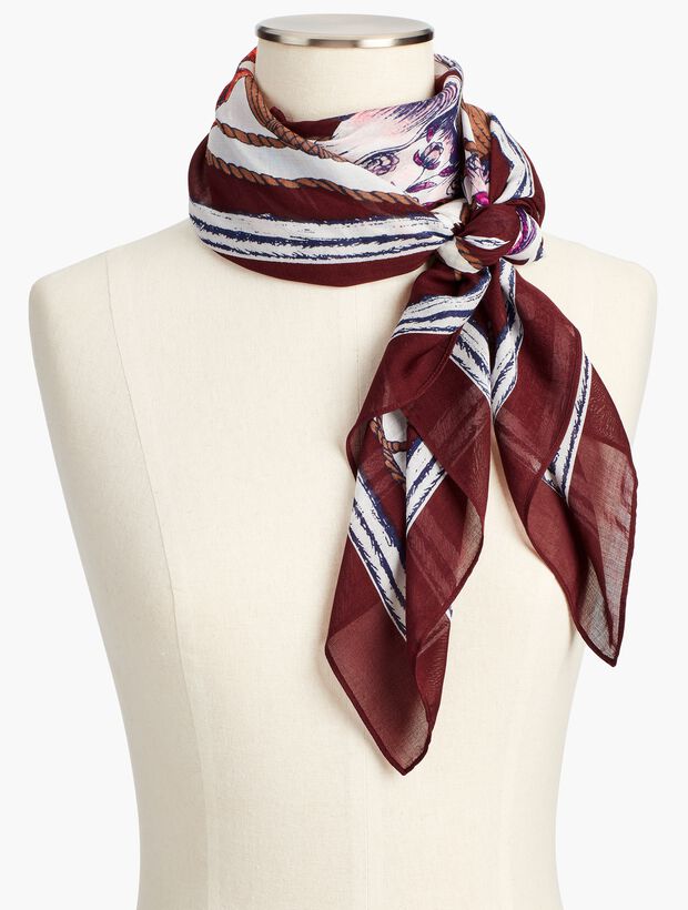 Tea Party Square Scarf
