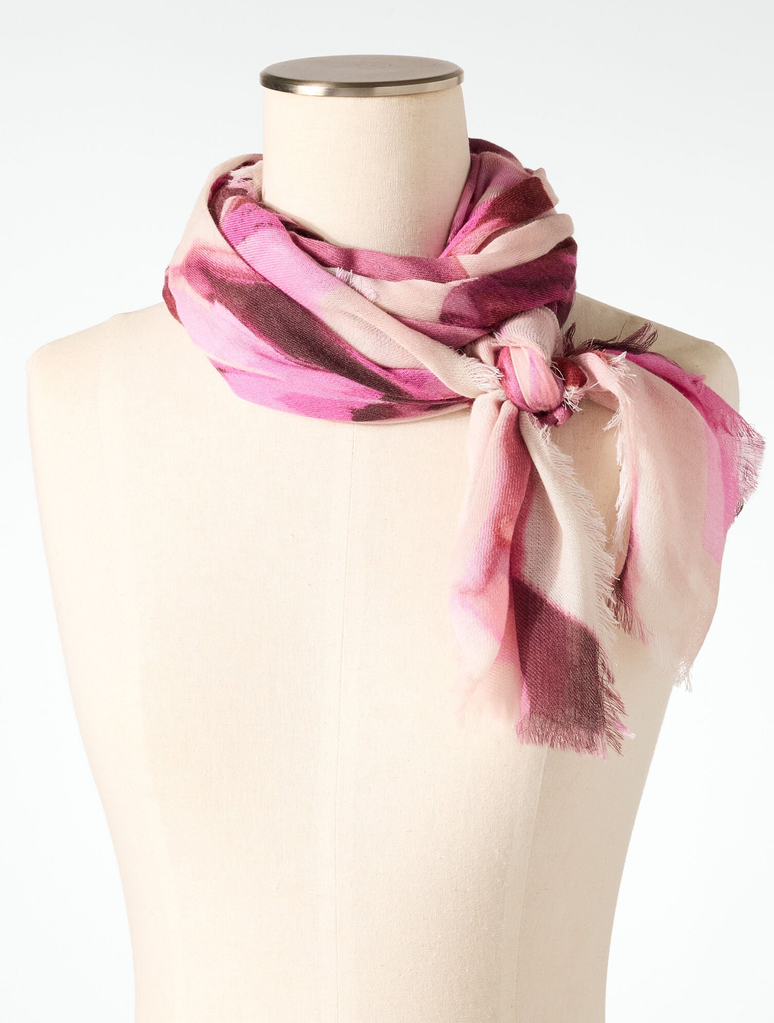 Luminous Blossoms Square Scarf