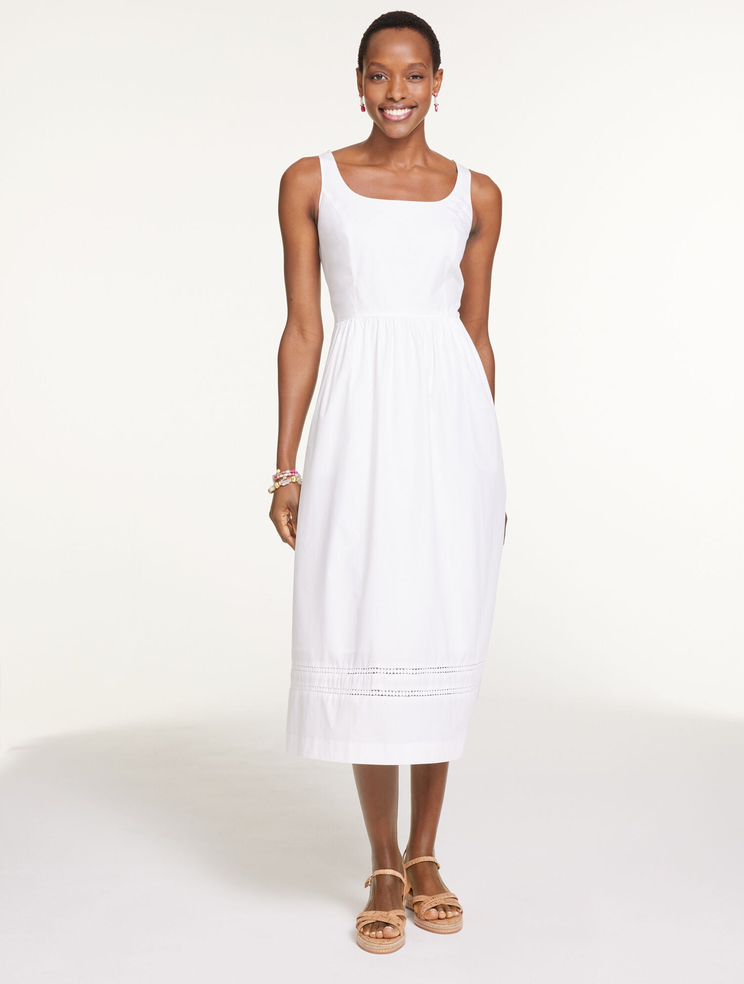 Cotton Fit &amp; Flare Dress