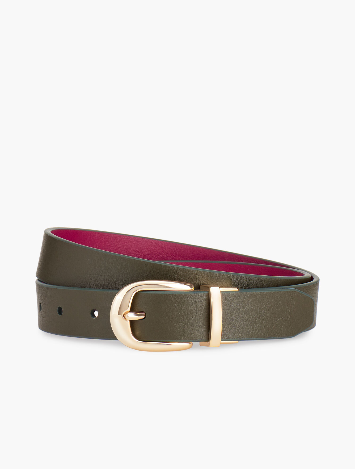 Reversible Leather Belt | Talbots