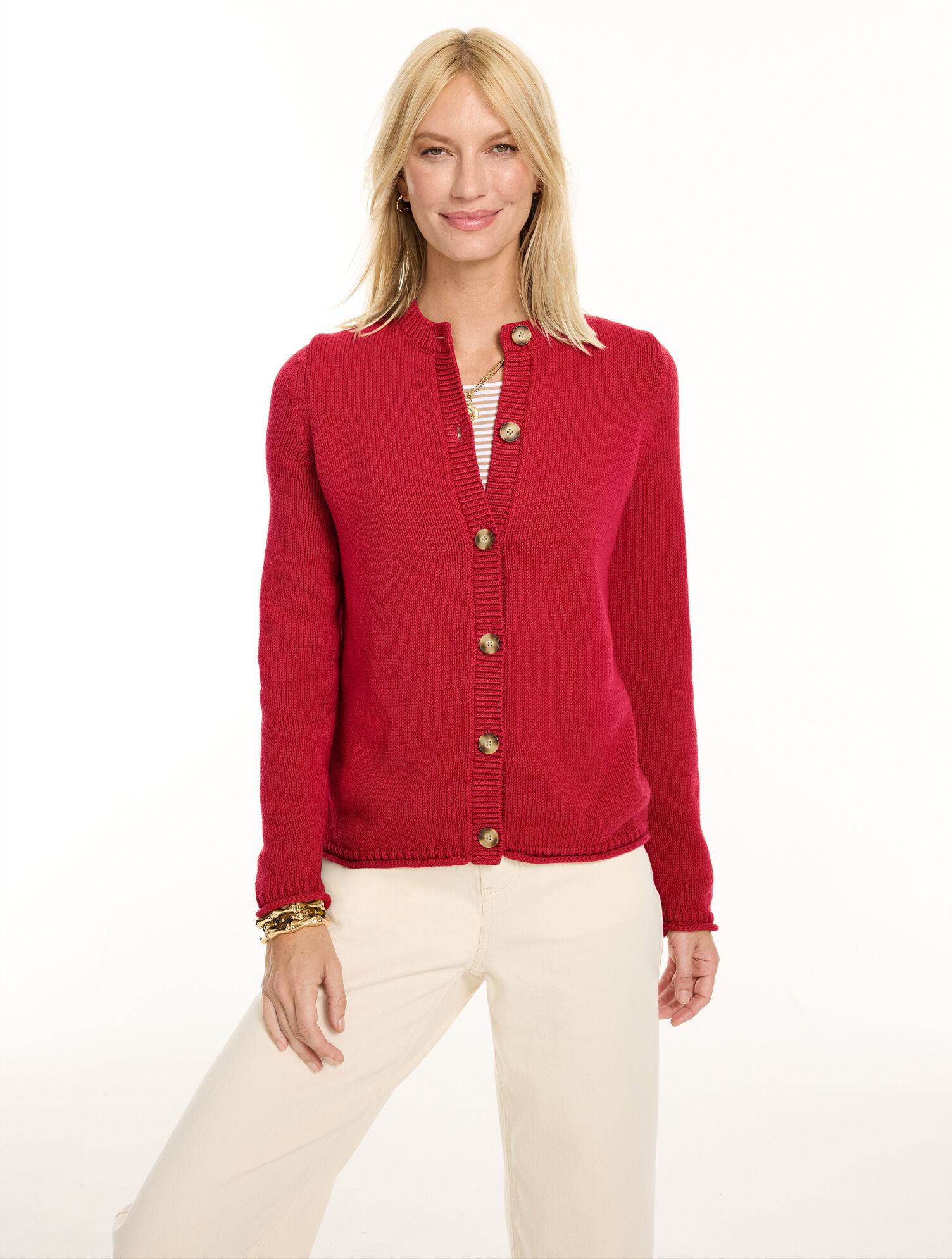 Roll Edge Cardigan