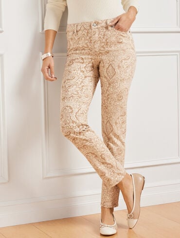 Slim Ankle Jeans - Star Paisley