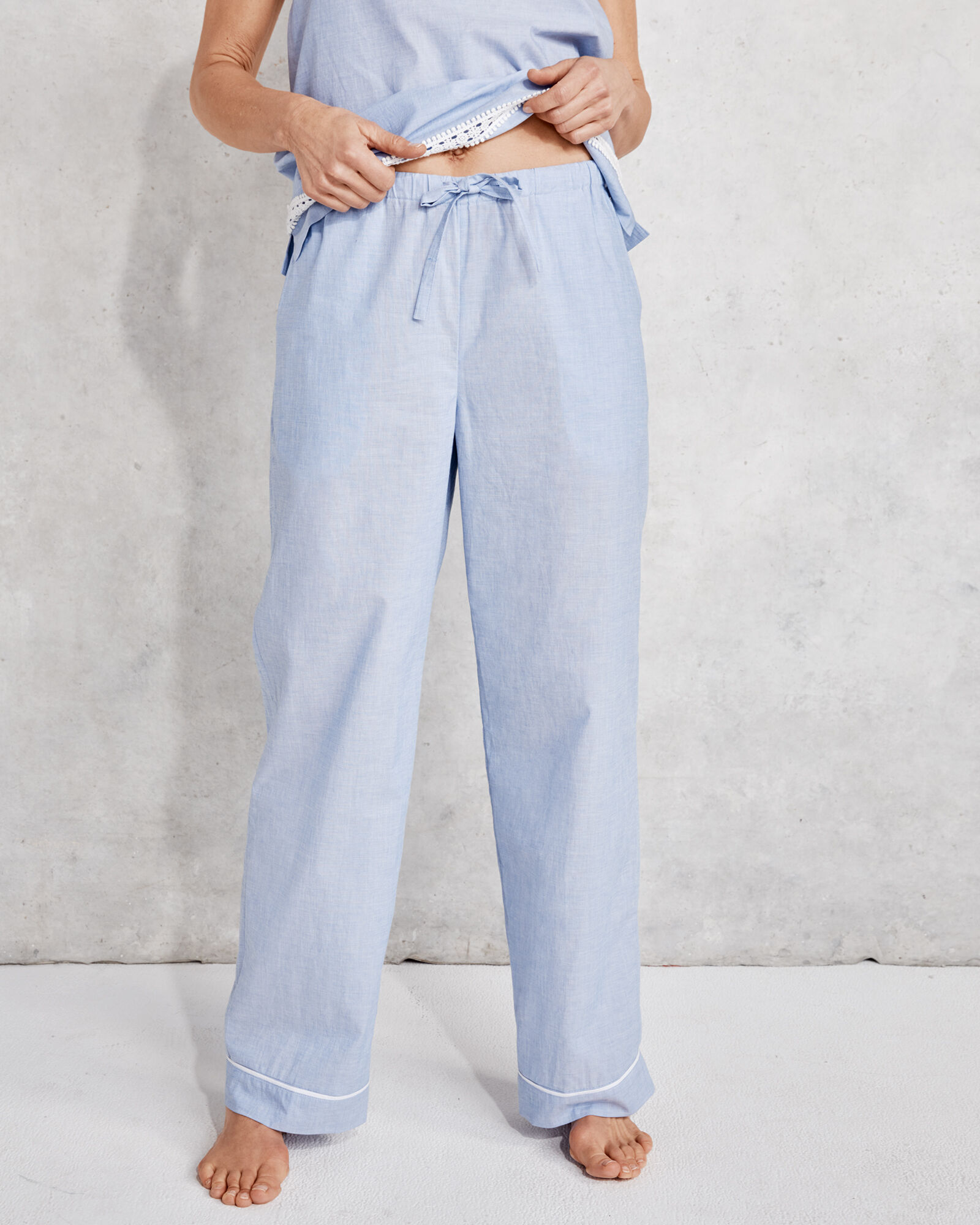 True Cotton Drawstring Pants