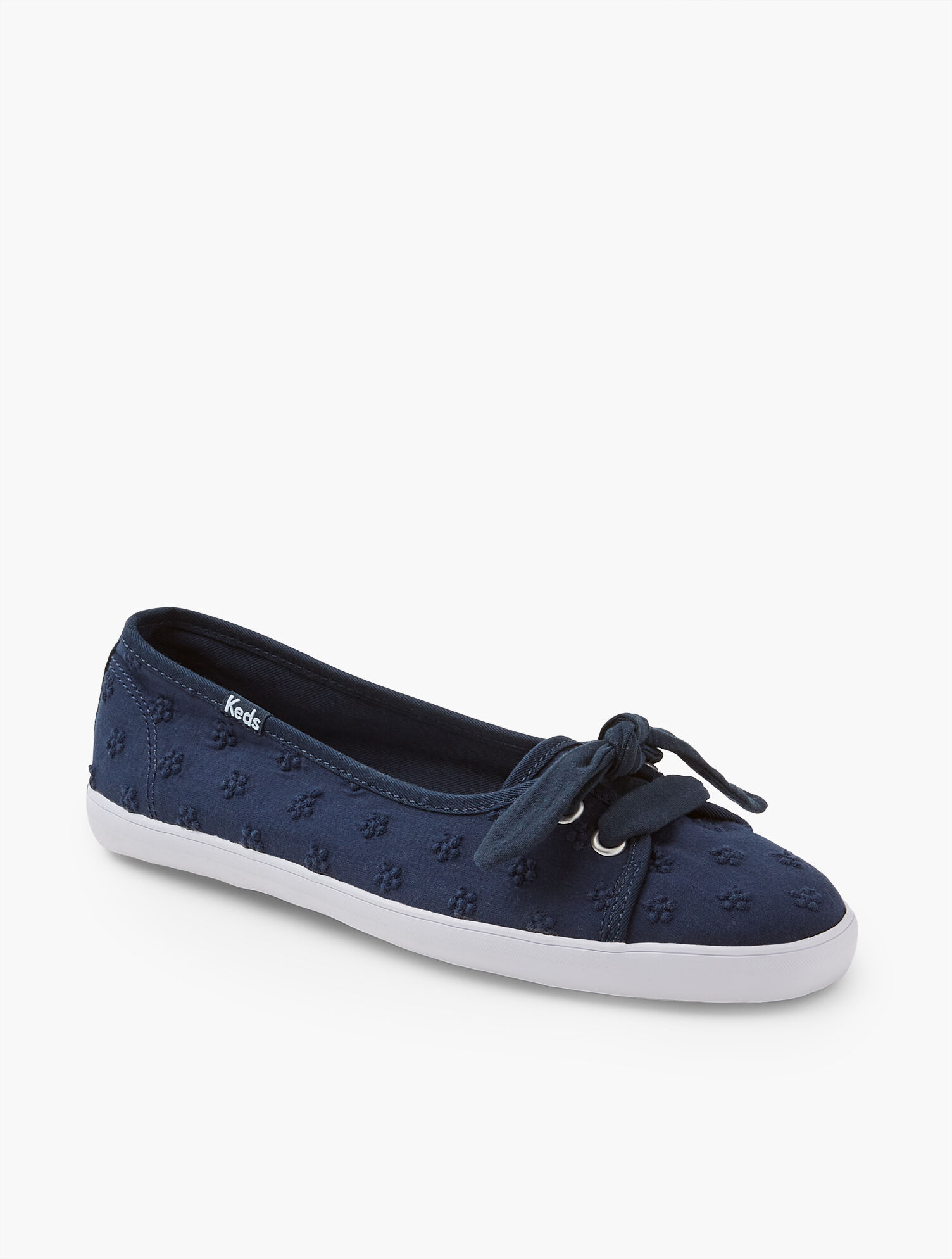 Keds&reg; Eyelet Slip On Sneakers - Seaside Daisy