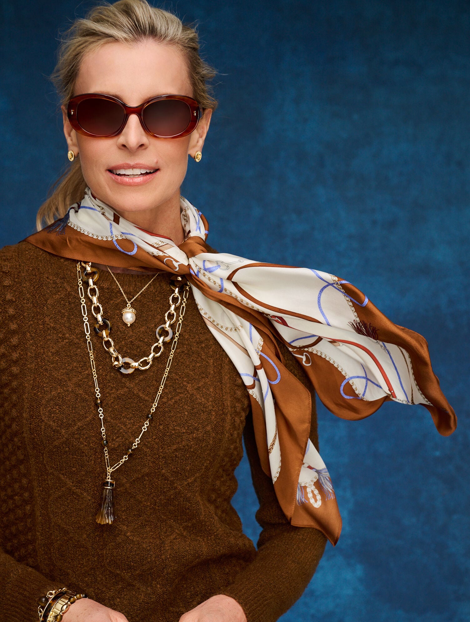 Equestrian Status Square Scarf - thumbnail 4