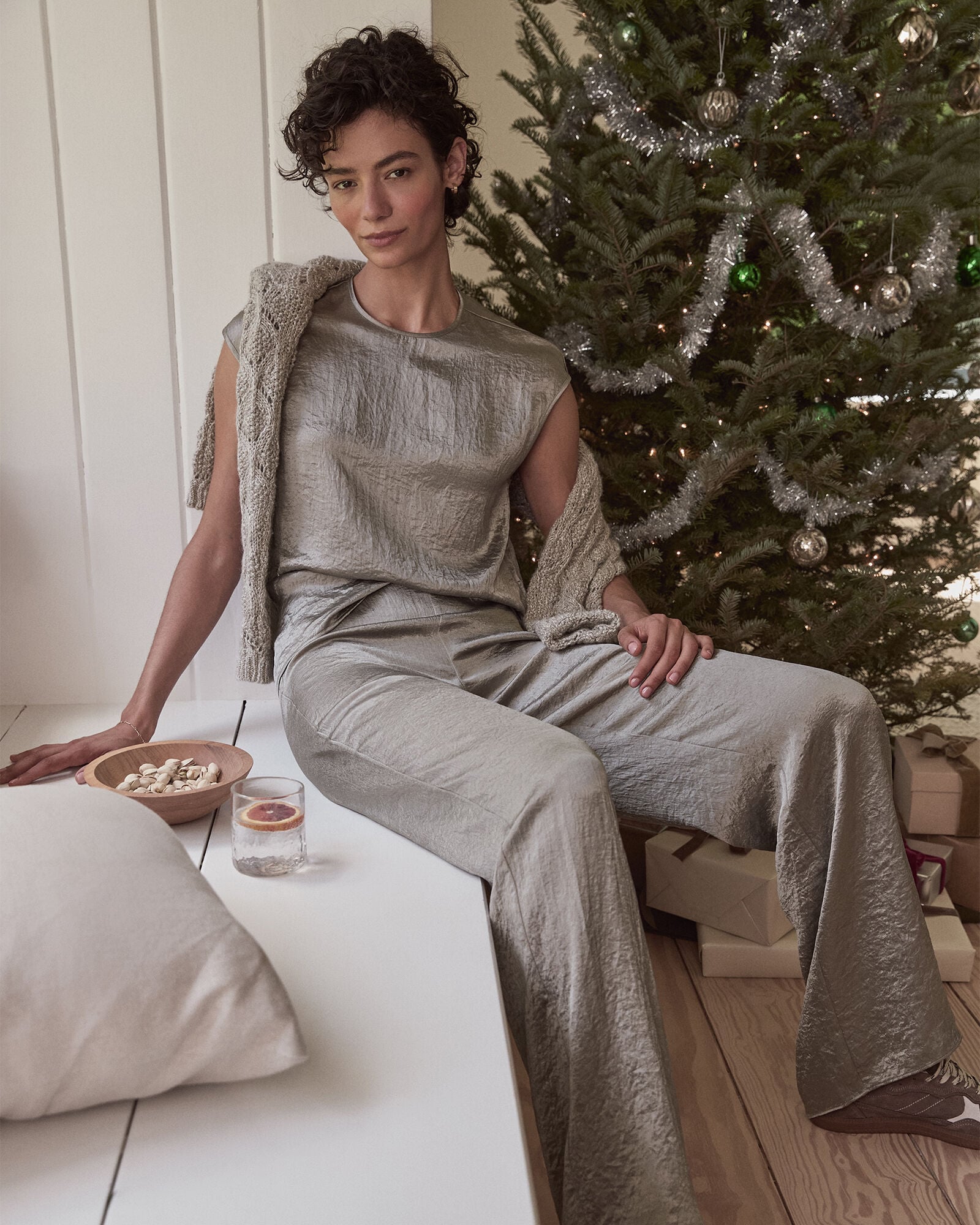 Luxe Crinkle Shine Top