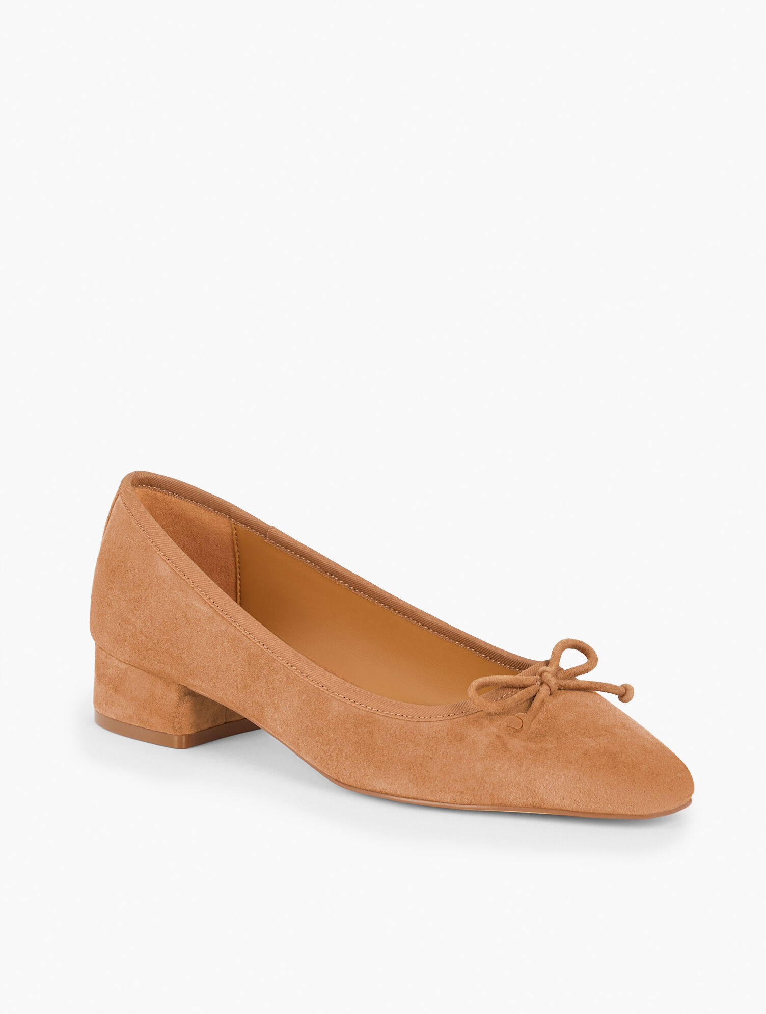 Vanessa Suede Block Heel Pumps