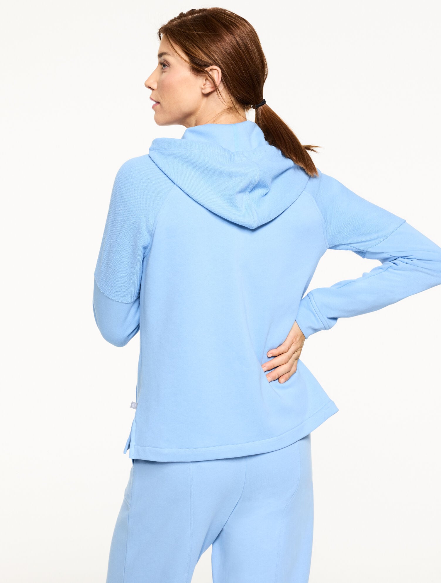 Cozy French Terry Hooded Jacket