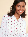 Classic Cotton Shirt - Ditsy Embroidered