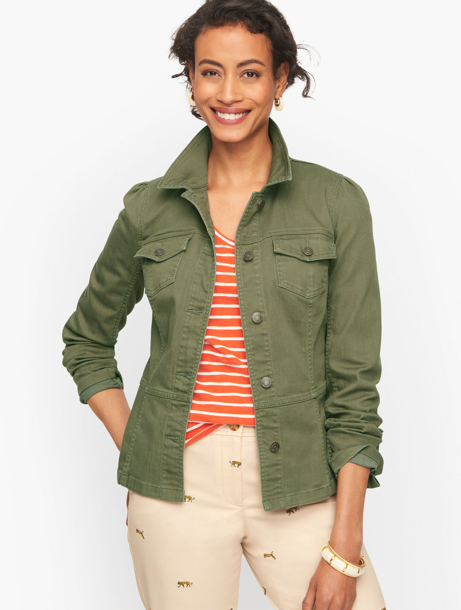 Tailored Jean Jacket Colors Talbots