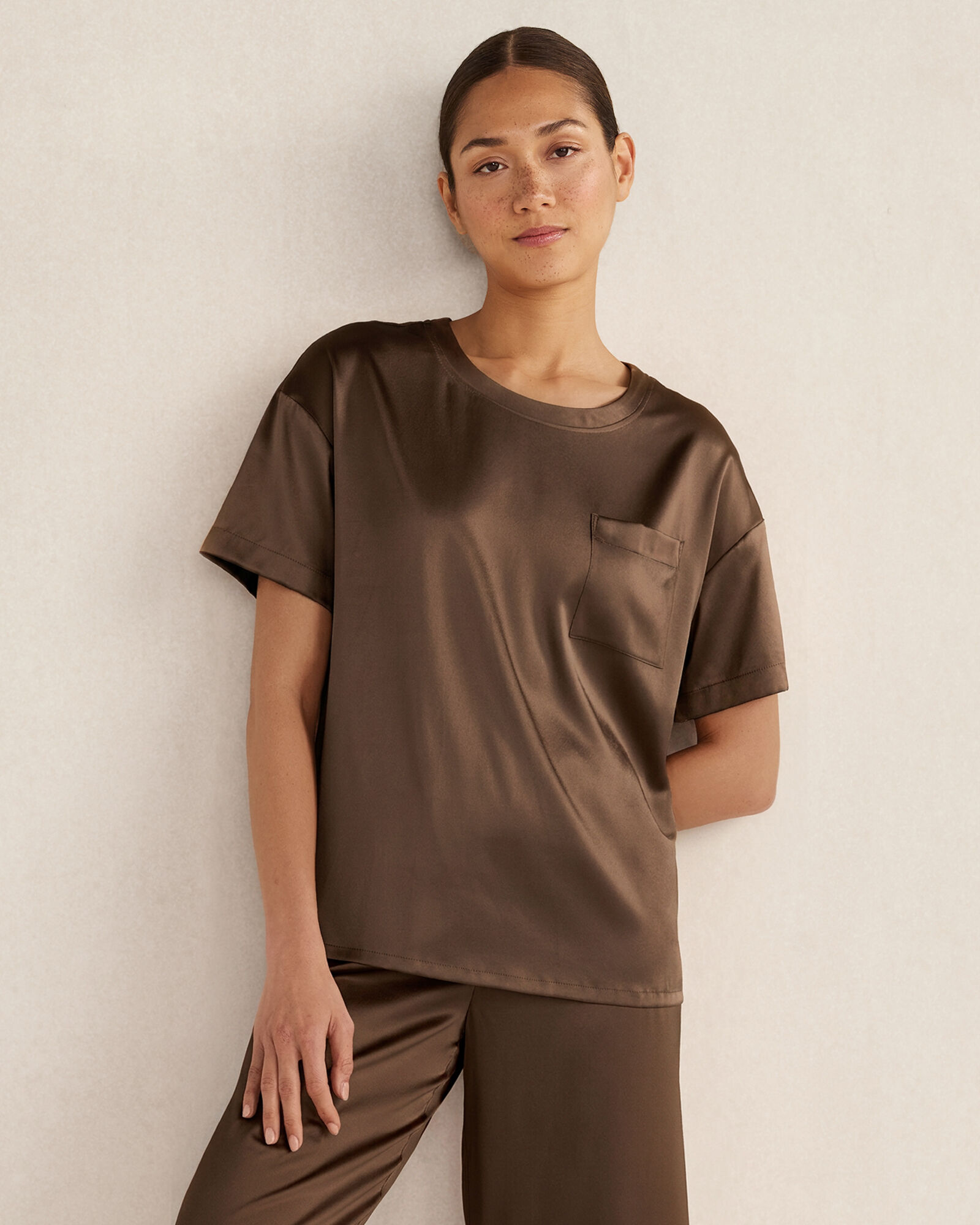 Washable Silk Sleep Top