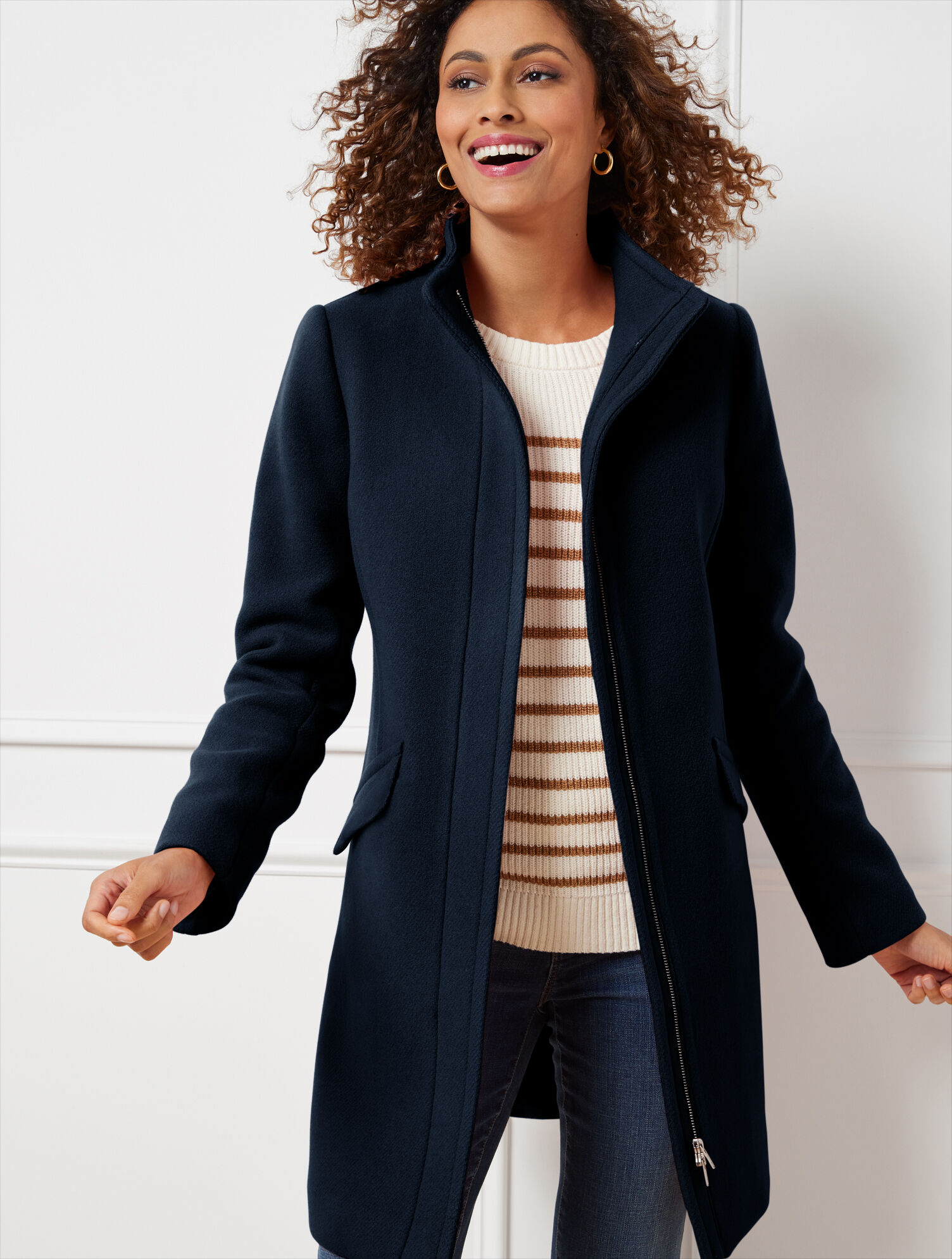 Wool Blend Coat